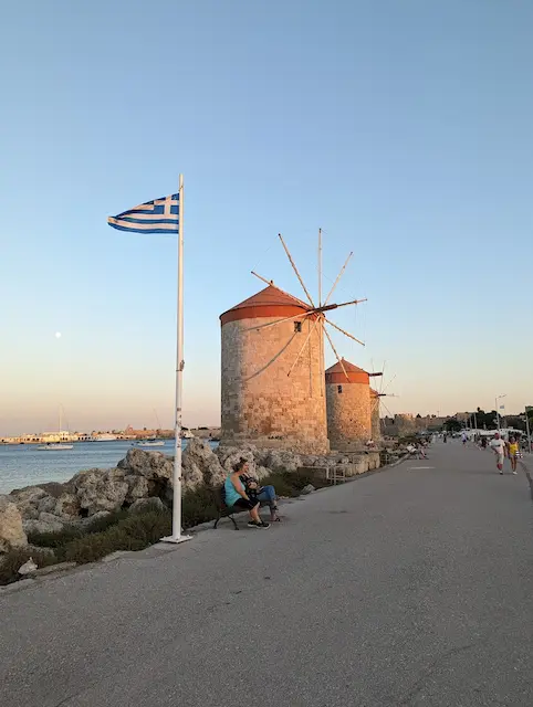 Landscape of Rhodes, Greece