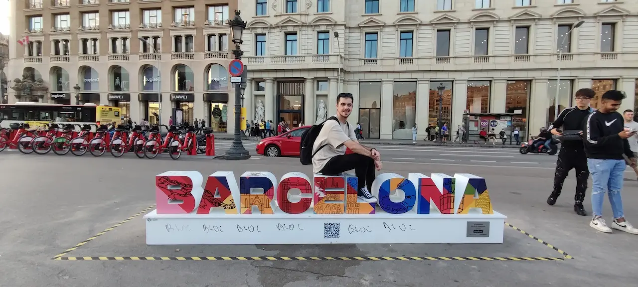 Me in Barcelona, Spain